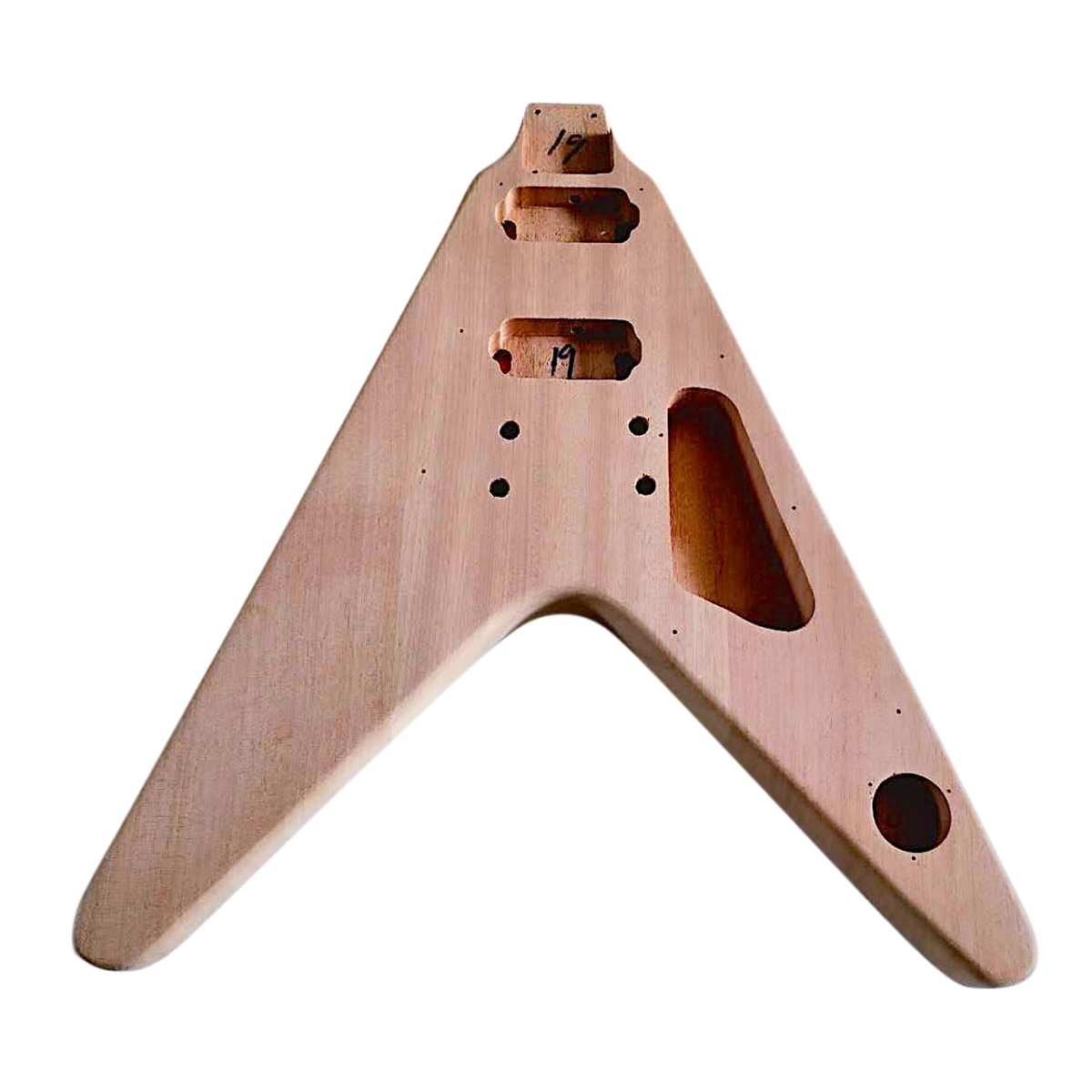 Coban Guitars DIY Guitar kit FVB Mahogany with Chrome Hardware Black Pickguard Bolt On Neck No Soldering single body copy Get Coban Guitars Electric Guitar Kit – FVM Mahogany Body