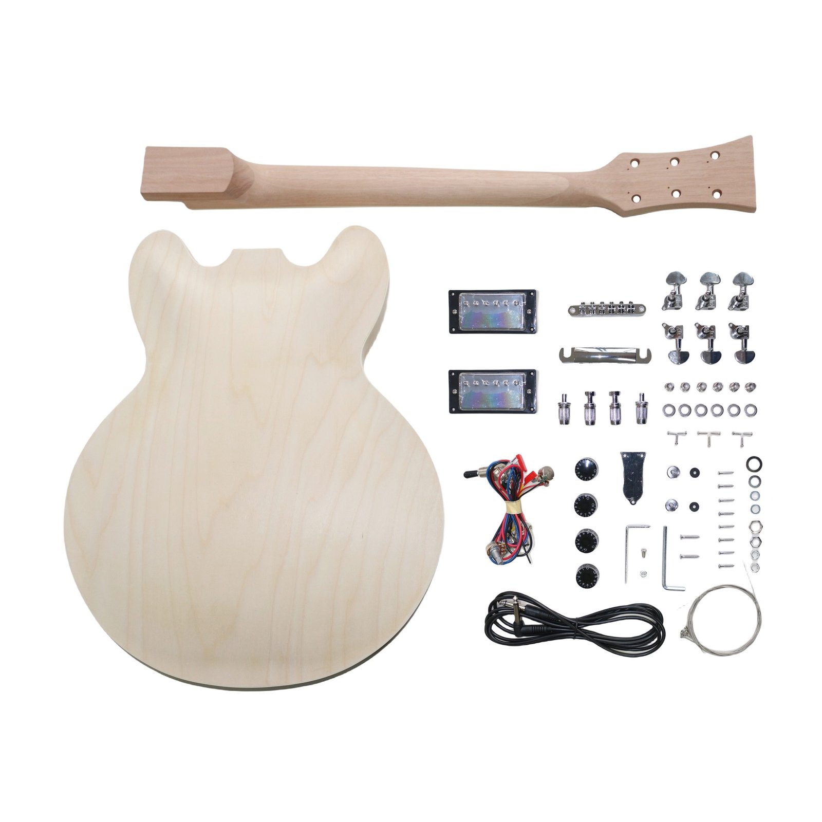 ES260 SPALTED MAPLE LEFT HAND BLACK FITTING (2)