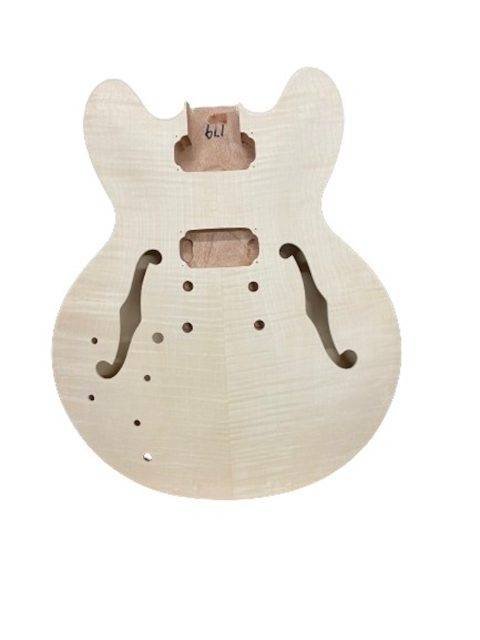 Left-Handed Semi-Hollow Electric DIY Guitar Kit