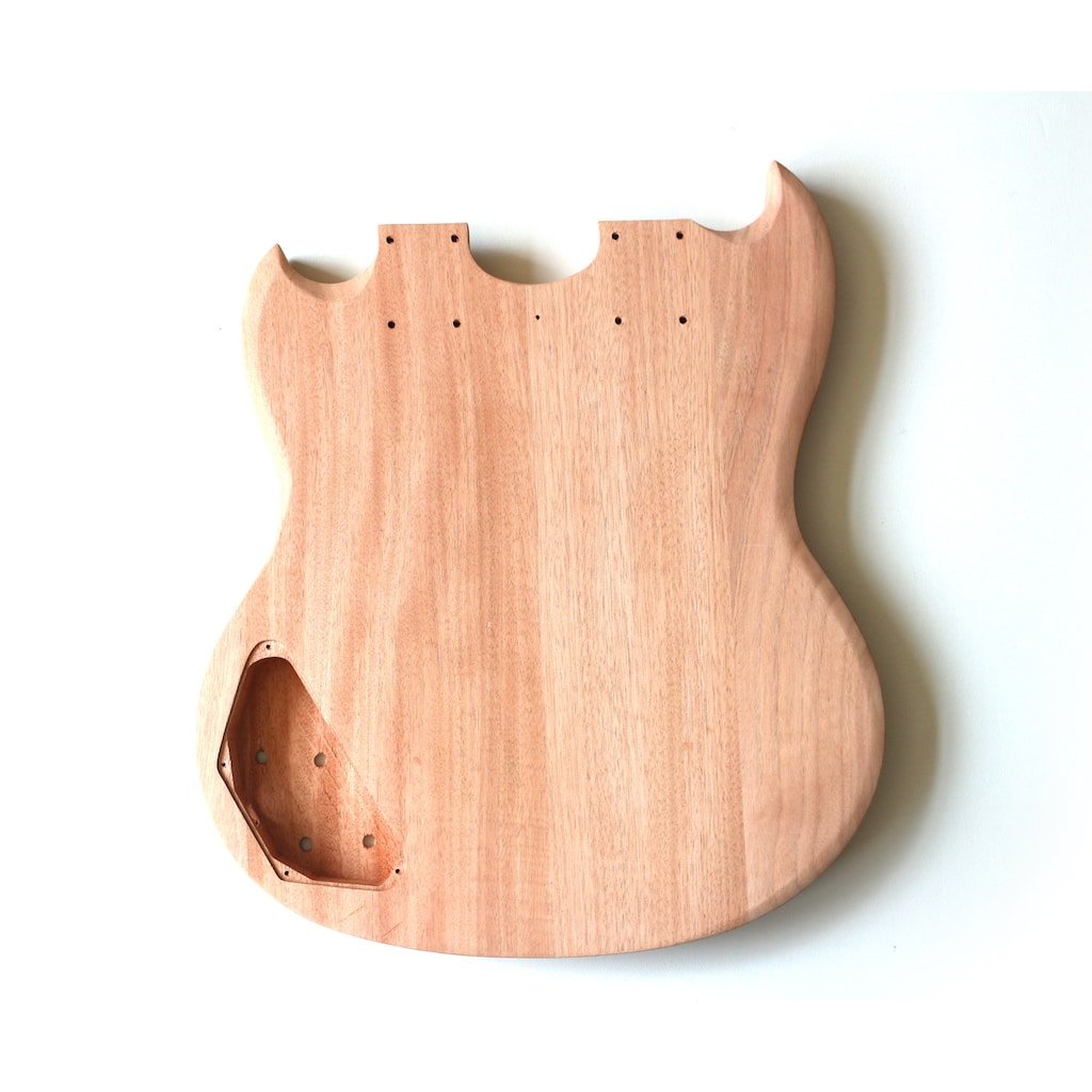 Bolt‑On SG Guitar Body With Pickguard Back