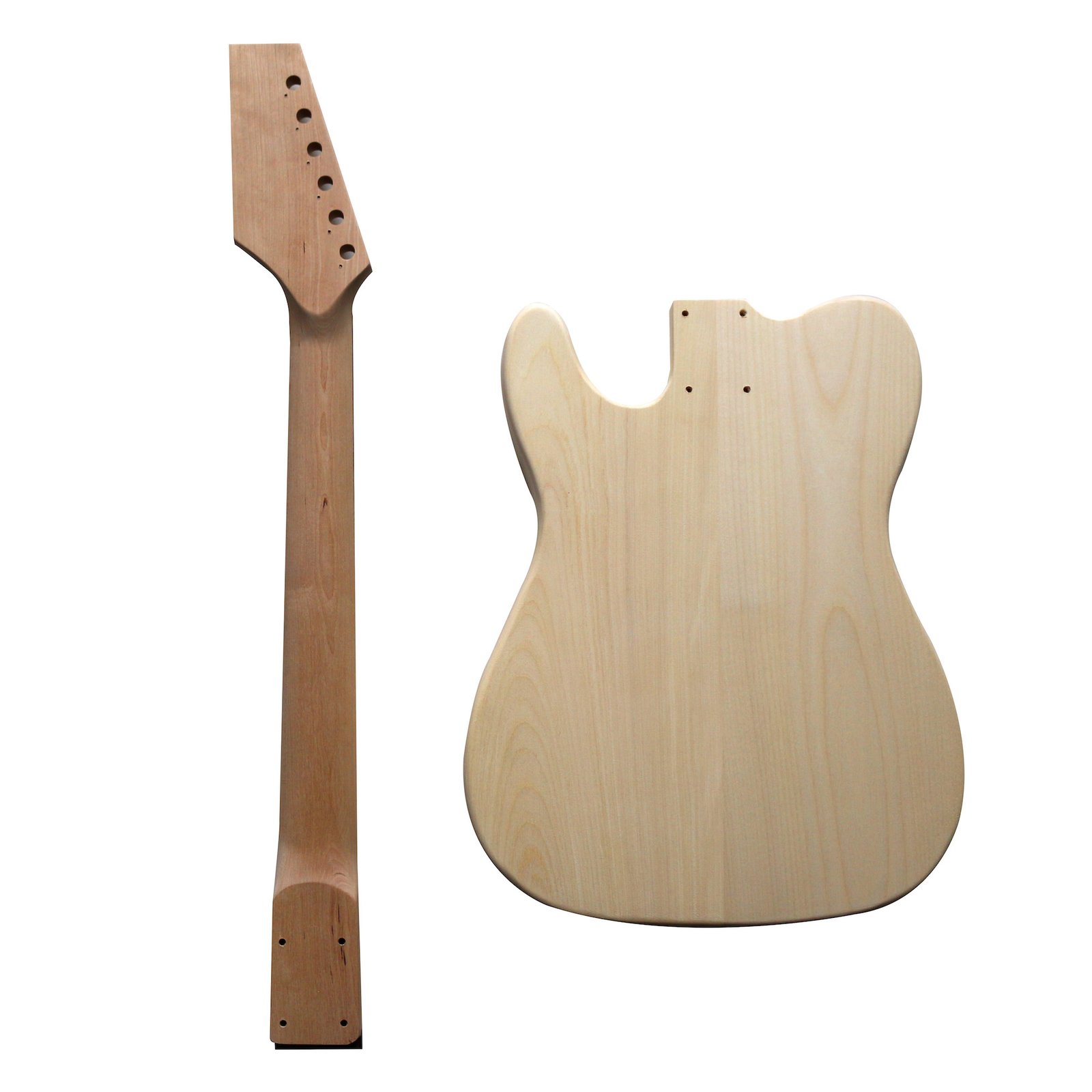 Electric Guitar DIY Kit TL beginner Basswood Body Back (5)