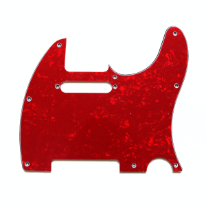 Coban Guitars Tele Scratch Plate Guitar Fits For Telecaster Red Pearl Pick Guard.