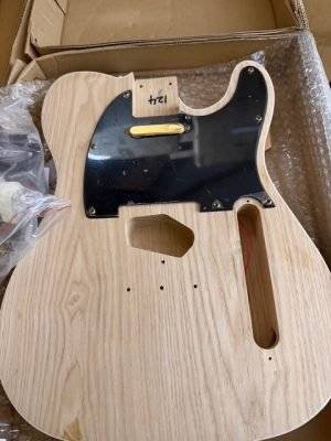 Electric Guitars DIY (124)TL6 Black Gold Hardware Body and Hardware