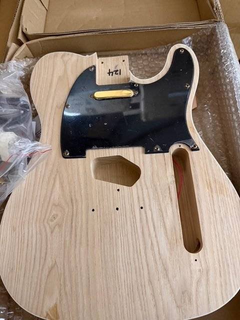 Electric Guitars DIY (124)TL6 Black Gold Hardware Body and Hardware