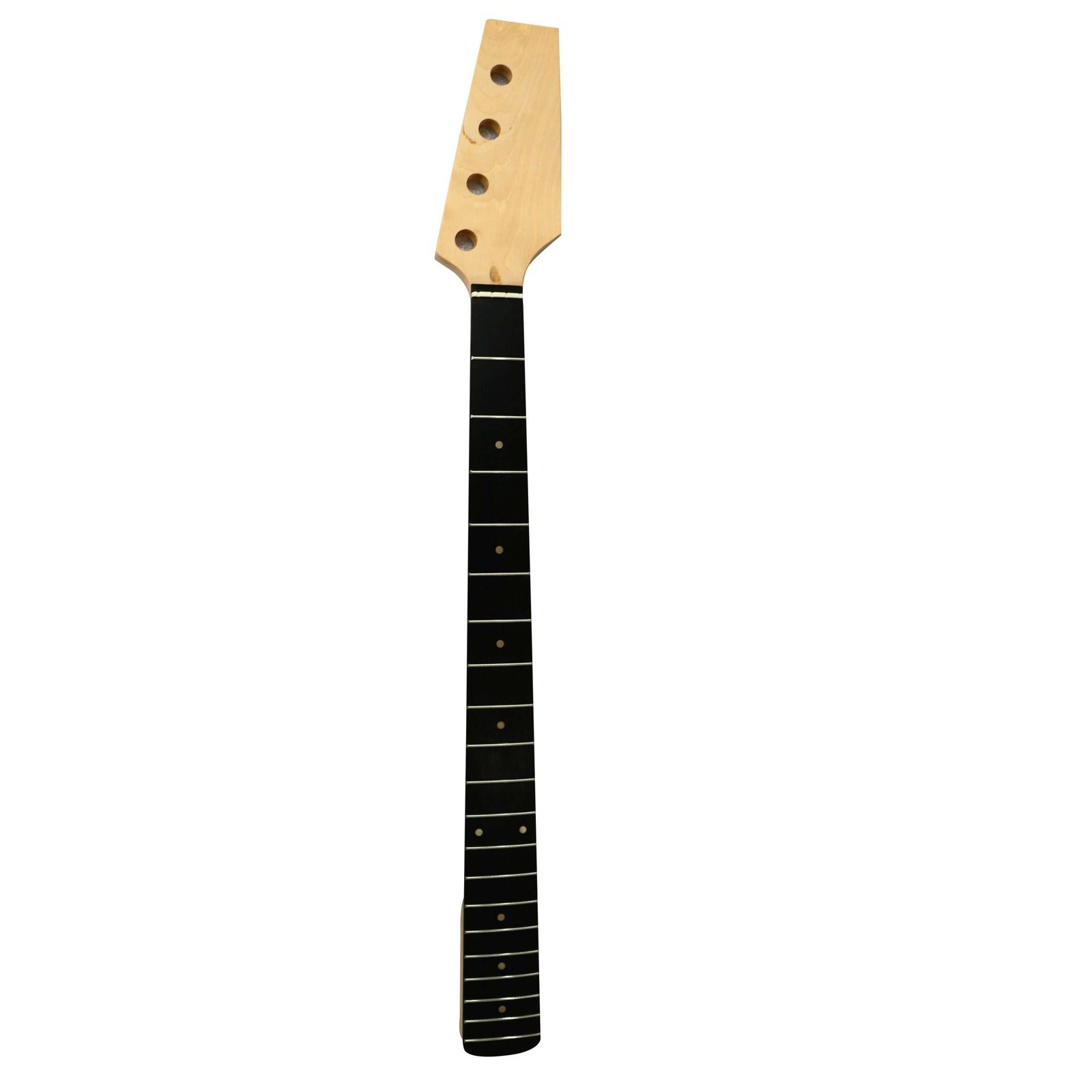 DIY Double Neck ST Guitar & Bass Kit | Mahogany Body | Ebony Fingerboard, White Pick guard, Chrome Hardware - Image 15